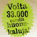 Voita 33.000 eurolla huonekaluja