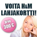 Voita 300 euron H&M lahjakortti