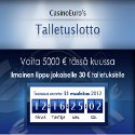 Voita 5000 € tässä kuussa (Talletuslotto)