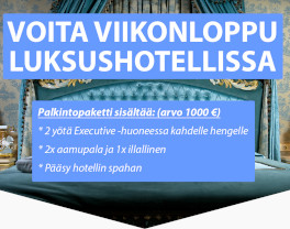 Voita viikonloppu luksushotellissa